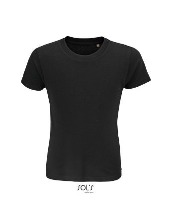 Παιδικό οργανικό t-shirt - Crusader kids 03580 μάυρο